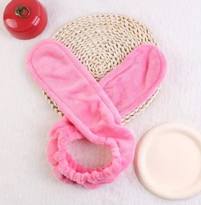 Haar krulset roze badstof - zonder warmte - badstof - krullen maken
