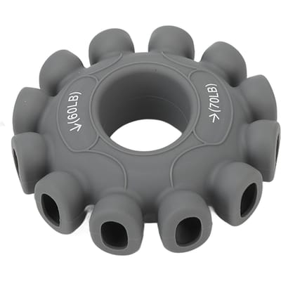 Grip Cirkel Trainer Silicone Flexibele Zuignap Oefenring Grip Versterker voor Decompressie grijze kleur