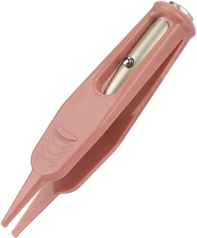 Baby Pincet - Baby Verzorging - Neus Reinigen - Met LED Licht - 9.3 cm - Wit