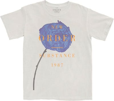 New Order - Spring Substance Heren T-shirt - XL - Grijs/Wit