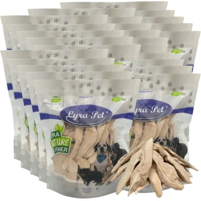 5 kg (25 x 200 g) Lyra Pet® gevriesdroogde eendenborst