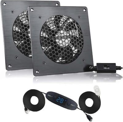 USB Ventilator 120 mm met Temperatuurregeling en Stil Ventilatorsysteem voor Thuisbioscoop