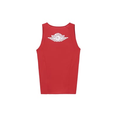 Jordan SS22 Effen Logo Print Mouwloos Basketbal Vest Heren Tops Rood 887443-687 M white