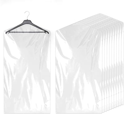 Set van 20 Doorzichtige Kledinghoezen - Plastic Bescherming voor Kleding, Stofdicht en Geschikt voor Kostuums, Jurken en Jassen - 60 x 90 cm