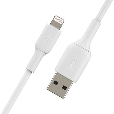 Belkin BOOST↑CHARGE - USB-A naar Lightning Kabel - 3 Meter - 12W - Wit