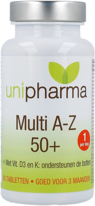 Unipharma Multi A-Z 50+ - 90 tabletten