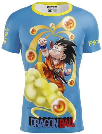 Otso Dragon Ball Balls T-shirt Met Korte Mouwen Blauw L Man