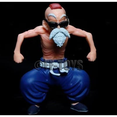 10cm Dragon Ball Meester Roshi Figuur Kame Sennin Figurine PVC Actiefiguren Verzameling Model Speelgoed voor Kinderen Cadeaus brown