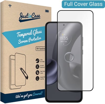 Just in Case screenprotector geschikt voor Motorola Edge 30 Neo - Screenprotector Full Cover Gehard Glas