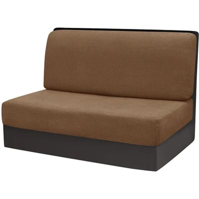 2 stuks/set Polar Fleece RV Zitkussenshoezen Elastische Eethoek Sofahoes Stretch Verstelbare Zitkussenhoezen Camper Stoelhoezen 1set