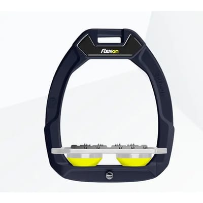 Ultra Grip Marine/Grijs/Geel Veiligheidseisen voor Paardrijden Flex-On Safe-On