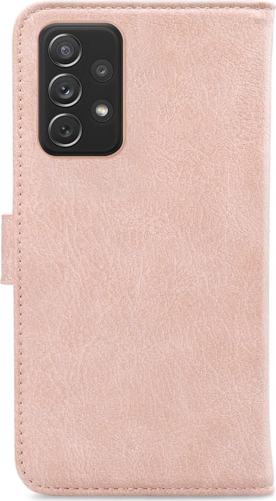 My Style Telefoonhoesje geschikt voor Samsung Galaxy A72 Hoesje | My Style Flex Wallet Bookcase Portemonnee | Pasjeshouder voor 3 Pasjes | Telefoonhoesje voor Pinpas / OV Kaart / Rijbewijs - Roze