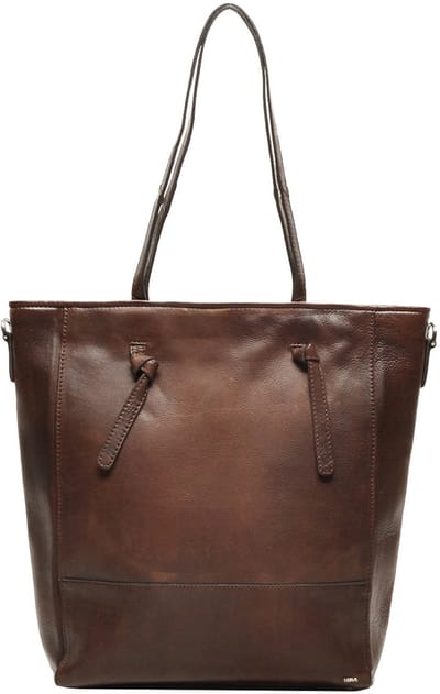 Berba | Lucca | Shopper | Schoudertas | Dames | Donkerbruin | Leer
