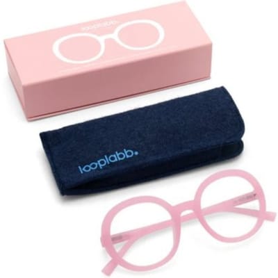 Looplabb leesbril sterkte +1,00 model jane licht roze