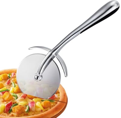 Pizzasnijder van roestvrij staal - veelzijdig en gemakkelijk te reinigen, 6,5 cm snijwiel