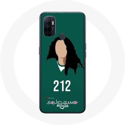 Coque Oppo A53 Squid Game Han Mi Nyeo Numéro 212