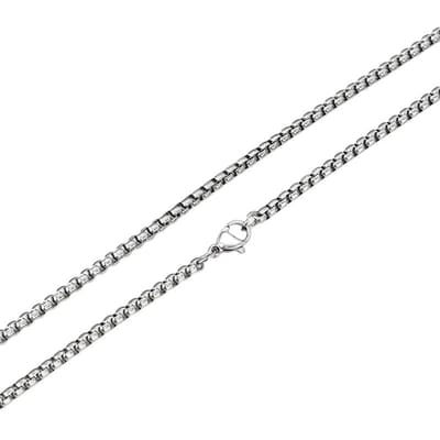 Aramat Jewels | Halskettingen | Jasseron Halsketting RVS 60 cm – 1,5 mm | | | |1,5mm | Staal | Volwassenen | Verkleurd niet