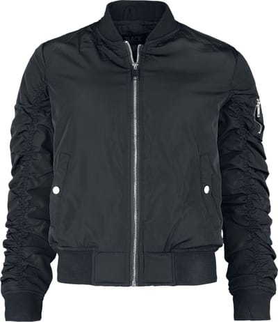 Black Premium by EMP Zwart bomberjack - Dames - XXS