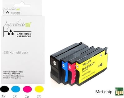 Improducts® Inkt cartridges - Alternatief Hp 953 XL 953XL serie multi pack