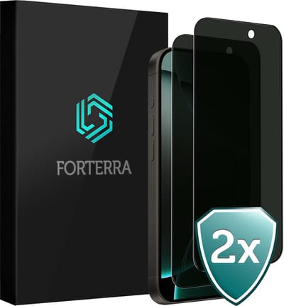 Screenprotector 2 Stuks - Geschikt voor Apple iPhone 16 Pro - Privacy Filter - Beschermglas - Gehard Glas - Tempered Glass - Screen Protector