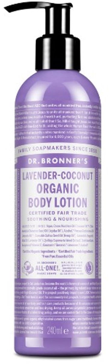 Dr Bronners Bodylotion lavendel/kokos 240 Milliliter