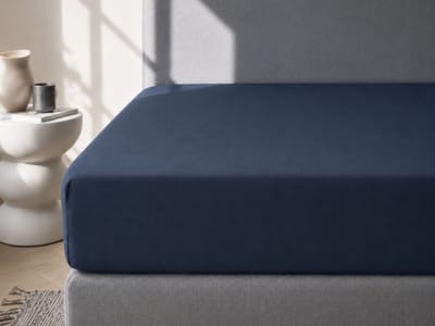 YOON hoeslaken jersey koningsblauw - 80/90x200/210/220 cm - GOTS gecertificeerd 95% katoen