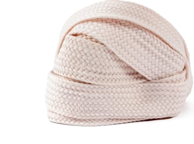 GBG Sneaker Veters 2CM Wijd 120CM - Off-White - Creme - Schoenveters - Laces - o.a. geschikt voor Adidas Campus 00s