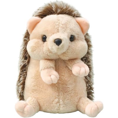 Schattig Egel Pluche Speelgoed Knuffeldier Slaapmaatje Pop Voor Kamerdecoratie Schattig Verjaardagscadeau 11cm bruin