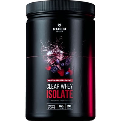 Matchu Sports Clear Whey - Forest Fruit - 500g - Zwart, Roze