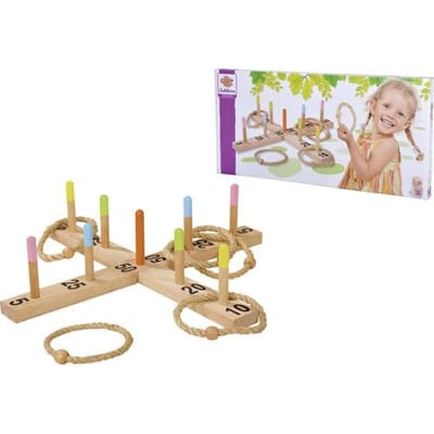 Eichhorn houten ringwerpspel outdoor - buitenspeelgoed voor kinderen.