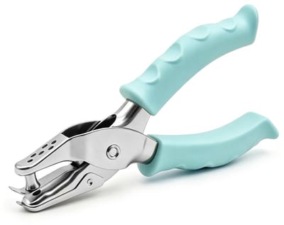 Perforator voor papierpons, geschenkpunten van metaal, comfortabele grip voor cirkels in papier, kaarten en creatieve hobby's