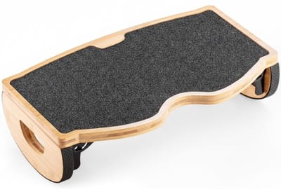 Famanu - Voetensteun - Voetsteun Onder Bureau - Antislip Voetensteun - Antislip Onderkant - Thuiskantooraccessoires - Voetensteun - Houten Voetenbank Onder Bureau