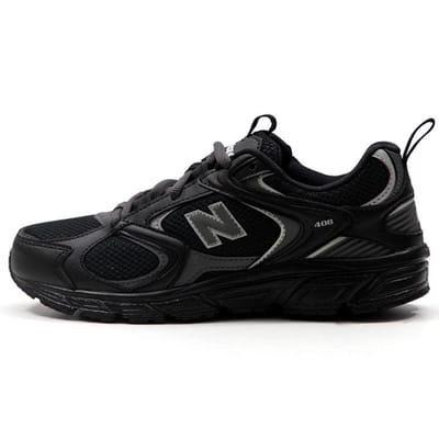 Baskets Unisex New Balance 408 Noir Argent ML408K 44 black