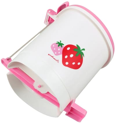 Mini Afvalbakje - Prullenbak Bureau - Kantoor Organisatie - Aardbeienontwerp - 18 cm - Roze