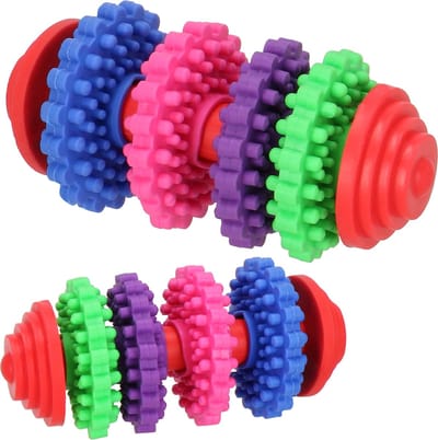 Springos Hondenspeelgoed - Kauwbeen - Apporteren -Honden - Speeltje -Meerkleurig - 9,5 cm
