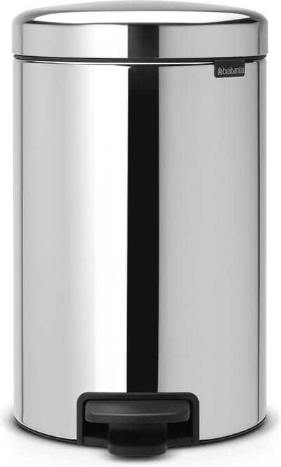 Brabantia NewIcon Prullenbak - 12 liter - Brilliant Steel