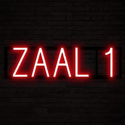 ZAAL 1 - Lichtreclame Neon LED bord verlicht | SpellBrite | 53,34 x 16 cm | 6 Dimstanden & 8 Lichtanimaties | Reclamebord neon verlichting