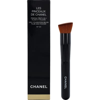Chanel Fluid And Powder Foundation Brush Chanel - Pinceau Teint 2 En 1 - Fluide Et Poudre N°101 Fluid And Powder Foundation Brush