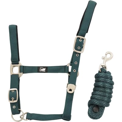 Nylon halster en touw van voor paard Supreme