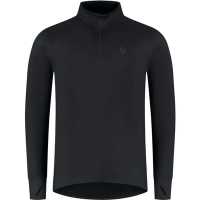 Rogelli Essential Heren Hardloopshirt - Lange Mouw - Duimgat - Zwart
