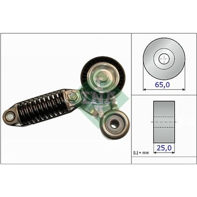 Spanarm, V-ribbelriem INA 534 0314 10