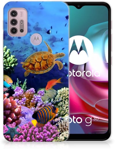 Motorola Moto G30 | G10 TPU Hoesje Vissen