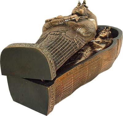 PIA Soft Toys Sarcofaag Toetanchamon met mummie - 32 cm