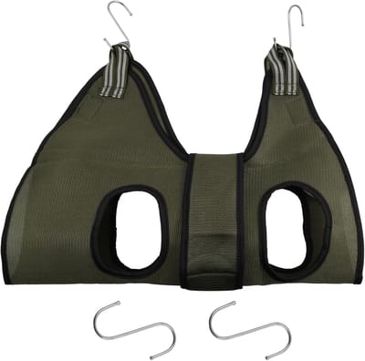 Hond en Kat Verzorgingshangmat, Ademend Verzorgingslussen, Dierenverzorging Tas voor Nagelknippen en Wassen, XS, Army Green