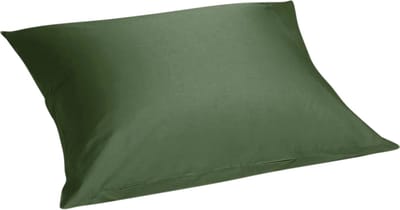 Yumeko kussensloop katoensatijn mid olive 50x60 - Bio, eco & fairtrade - 1 stuk