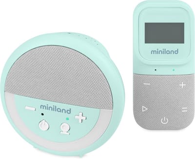 Digitale Audio Babyfoon met Lichtprojector, Witte Ruis en Temperatuursensor - 300m Bereik