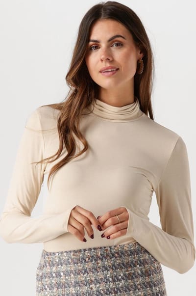 MSCH Copenhagen Mschbetrina R Ls Top Truien & vesten Dames - Sweater - Hoodie - Vest- Zand - Maat M/L