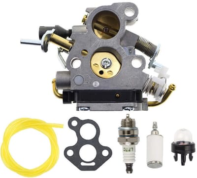 Bougiecarburateurs geschikt voor Husqvarna 135 140 435 435E 440 440E, Jonsered CS2240 CS2240S CS410 kettingzagen, geschikt voor de modellen C1T-EL41, C1T-EL41A en 506450501.