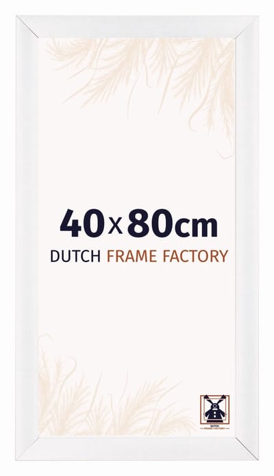 Fotolijst 40x80 cm - MDF - Wit Hoogglans - Praag