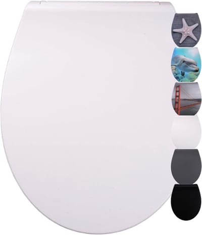 WC-bril met softclose - Toiletzitting Duroplast - Eenvoudige montage - Afneembaar voor reiniging - Universeel geschikt - Mat wit